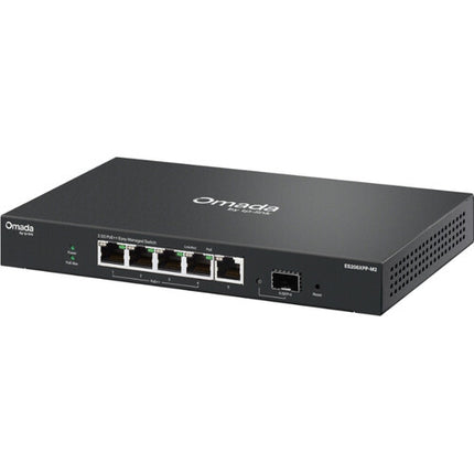 TP-Link Omada ES206XPP-M2 Switch de Red Gestionado 5 Puertos 2.5G PoE++ 120W