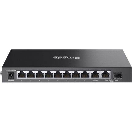 TP-Link Omada ES210GP Switch de Red Gestionado 10 Puertos Gigabit PoE+ 63W 20Gb/s