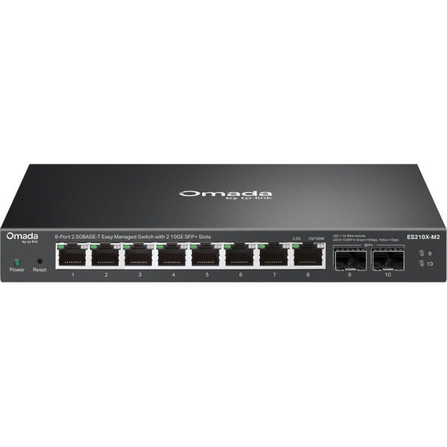 TP-Link Omada ES210X-M2 Switch de Red Gestionado 8 Puertos 2.5G 10G SFP+