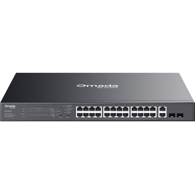 TP-Link Omada ES228GMP Switch de Red Gestionado 26 Puertos Gigabit PoE+ 384W