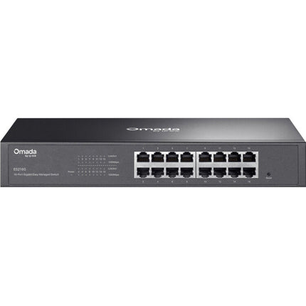TP-Link Omada ES216G Switch de Red Gestionado 16 Puertos Gigabit Rackmount