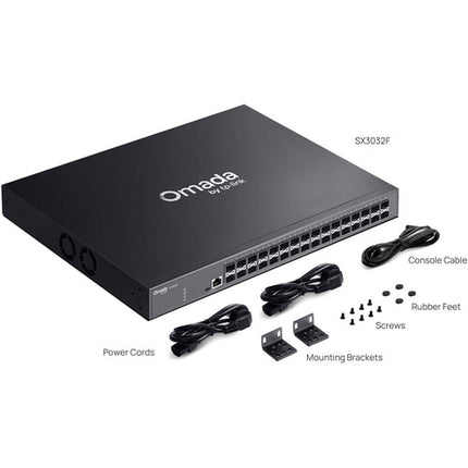 TP-Link Omada SX3032F Switch de Red Gestionado 32 Puertos 10G SFP+ 640 Gb/s Rackmount