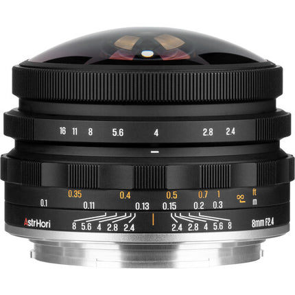 AstrHori 8mm f/2.4 Lente Ojo de Pez Circular para FUJIFILM G 220° Campo de Visión