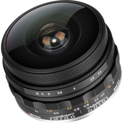 AstrHori 8mm f/2.4 Lente Ojo de Pez Circular para FUJIFILM G 220° Campo de Visión