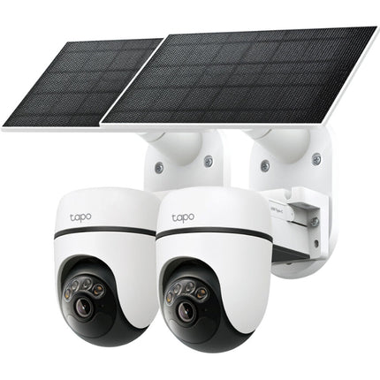TP-Link Tapo C610 Cámara de Seguridad 2K Solar 2-Pack Pan Tilt