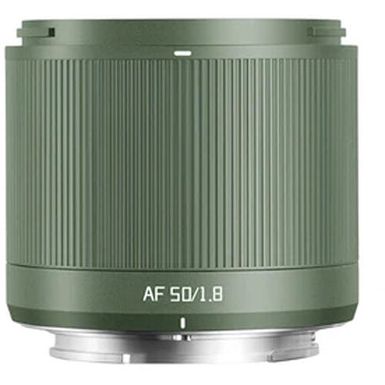 TTArtisan AF 50mm f1.8 NEO Lente para Sony E Verde Full Frame 52mm