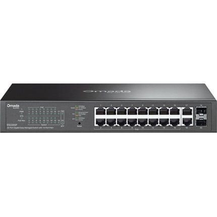 TP-Link Omada ES220GP Switch de Red Gestionado 18 Puertos Gigabit PoE+ 150W