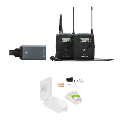 Sennheiser EW 100 ENG G4 Sistema Micrófono Inalámbrico con Kit Ocultación 330' Alcance 8 Horas Batería