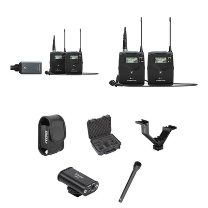 Sennheiser EW 100 G4 Sistema Micrófono Inalámbrico Doble 330' Alcance