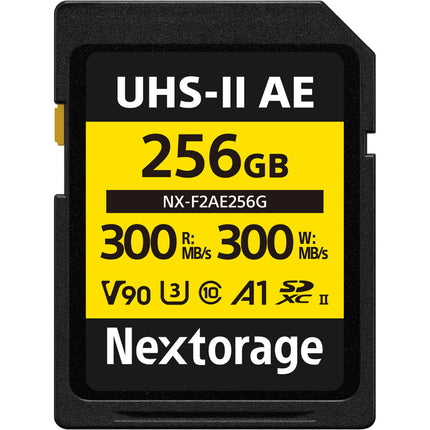 Nextorage NX-F2AE Tarjeta de Memoria SDXC 256GB UHS-II 300MB/s V60