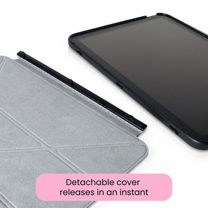 Strapsicle Funda Transparente para iPad 11" Rosa con Correa y Soporte para Stylus