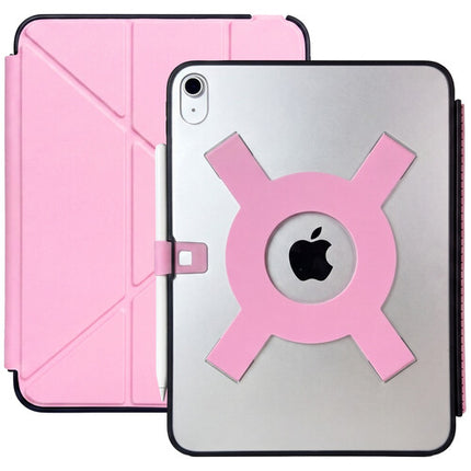 Strapsicle Funda Transparente para iPad 11" Rosa con Correa y Soporte para Stylus
