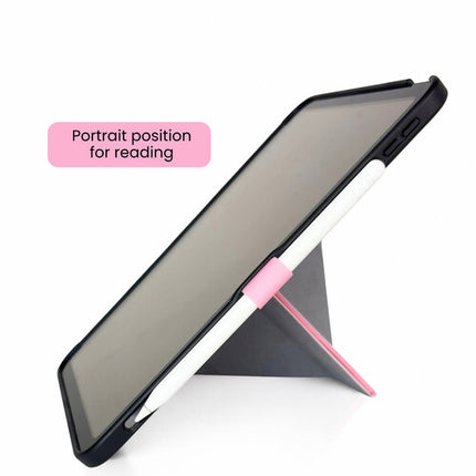 Strapsicle Funda Transparente para iPad 11" Rosa con Correa y Soporte para Stylus