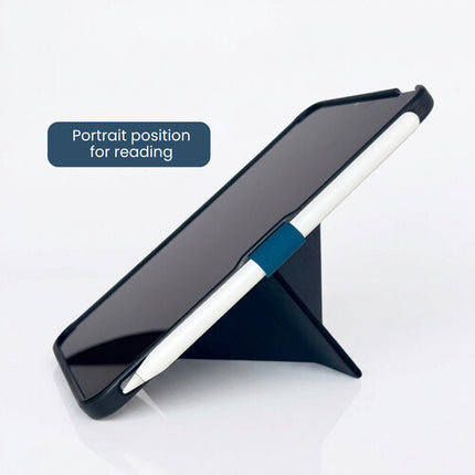 Strapsicle Funda Transparente para iPad Mini con Correa Negra y Soporte para Stylus