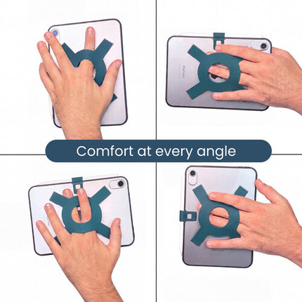 Strapsicle Funda Transparente para iPad Mini con Correa Negra y Soporte para Stylus