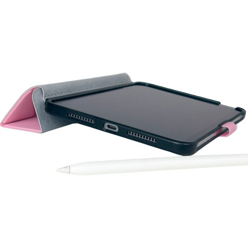 Strapsicle Funda Transparente para iPad Mini Rosa con Correa y Soporte para Stylus