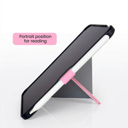 Strapsicle Funda Transparente para iPad Mini Rosa con Correa y Soporte para Stylus
