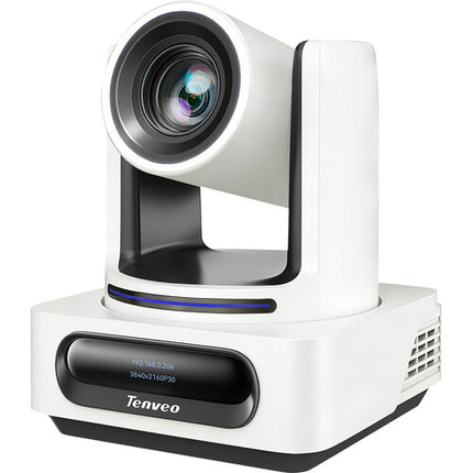 Tenveo UHD 4K30 NDI HX2 Kit 3 Cámaras PTZ 20x Zoom Controlador Joystick