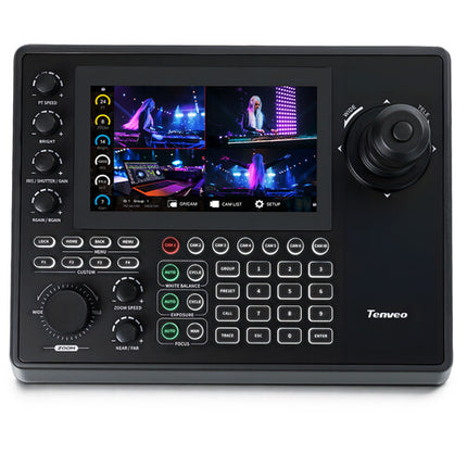 Tenveo VX30M-Ultra Kit 3 Cámaras 4K 30x Zoom Controlador PTZ PoE+ Switch