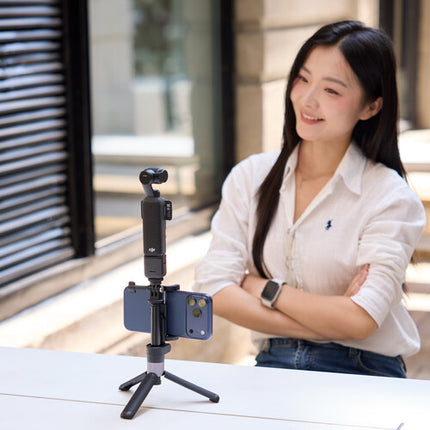 PGYTECH Extension Pole Tripod Plus para cámaras acción 18-66 cm con soporte móvil integrado