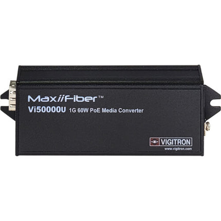 Vigitron MaxiiFiber Convertidor de Medios Fibra 1 Puerto 60W PoE 1G Ethernet