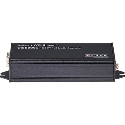 Vigitron MaxiiFiber Convertidor de Medios Fibra 1 Puerto 60W PoE 1G Ethernet