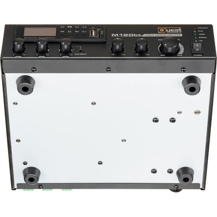 Quest Commercial M120bt Amplificador Mezclador Compacto 120W Bluetooth 3 Canales