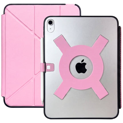 Strapsicle Funda Transparente para iPad 11" Rosa con Correa y Soporte para Stylus