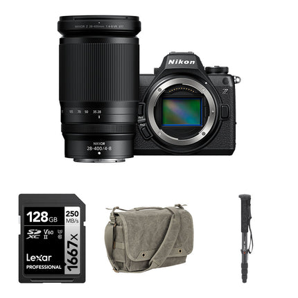Nikon Z6 III Cámara sin Espejo 24.5MP con Lente 28-400mm y Kit Wildlife
