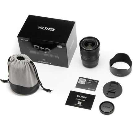 Viltrox AF 35mm f1.4 Pro Lente para Nikon Z Full Frame f1.4 a f16