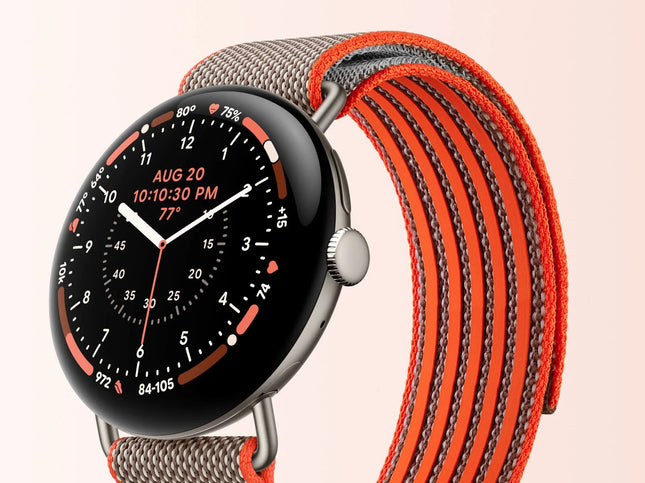 Google Pixel Watch 5 45mm LTE Edición Especial Stephen Curry Caja Aluminio Satinado Pulsera Performance Loop