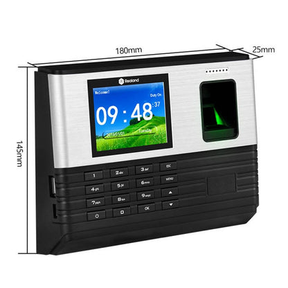 Realand AL355 Asistencia De Tiempo De Huellas Con WiFi Pantalla 2,8 Pulgadas