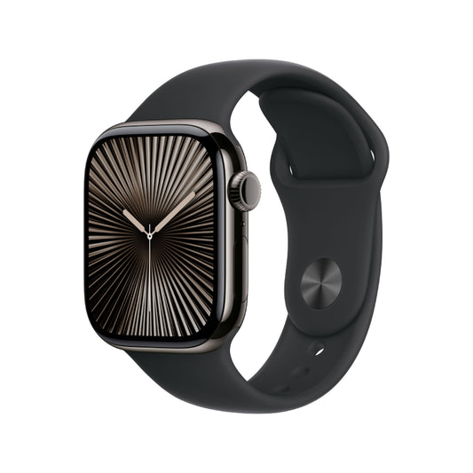 Apple Watch Series 10 GPS+Celular 42mm Titanio Slate con Banda Deportiva S/M