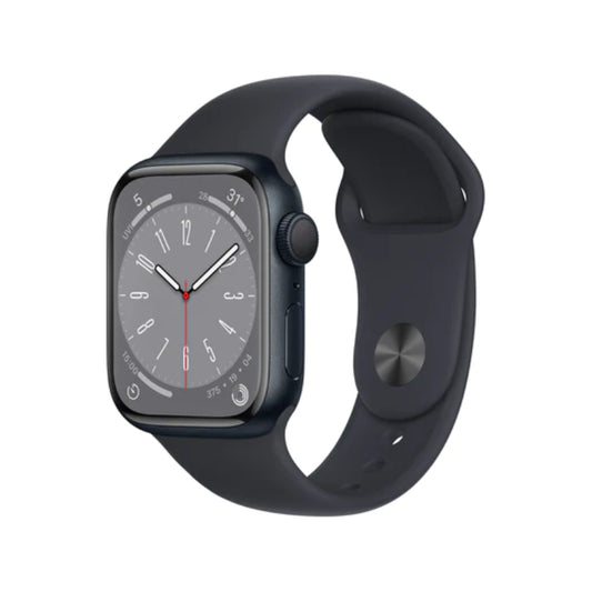 Apple Reloj Series 8 GPS 41mm Caja De Aluminio Midnight Con Correa Sport Midnight MNP53ZP/A