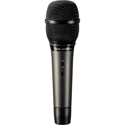 Audio-Technica ATM710 Micrófono de Condensador Cardioide con Soporte y Cable XLR 63 Pulgadas