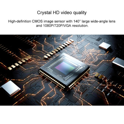 Camsoy S8 HD Cámara Vigilancia WiFi Gran Angular 140Grados