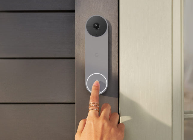 Nest Doorbell Battery Ash Timbre Inteligente con Batería Recargable