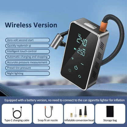 Ozio YX1715S Bomba de Aire Inteligente Inalámbrica Compacta