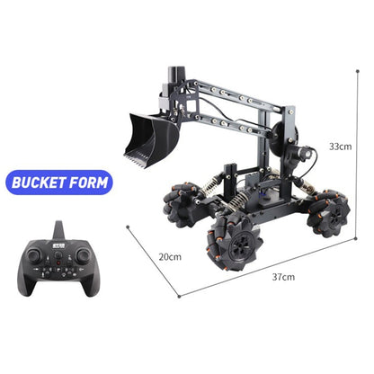 JJR/C JK02 Excavadora RC De Aleación Con Control Remoto Alcance 30-50 m
