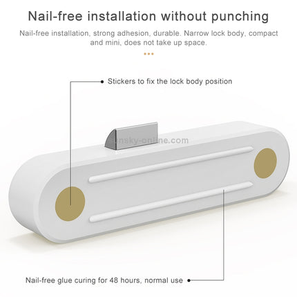 Xiaomi Youpin YEELOCK Cerradura Inteligente para Cajones Bluetooth 10m Blanco