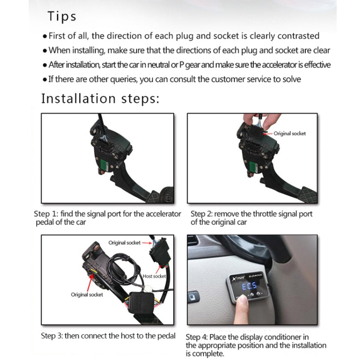 TROS TS-6Drive Acelerador Electrónico para Jeep Wrangler JL 2018-2019 6 Modos
