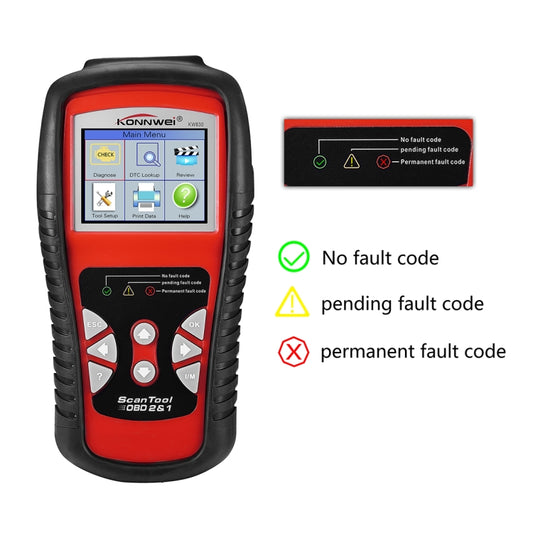 KONNWEI KW820 Herramienta de Diagnóstico OBDII Automóvil