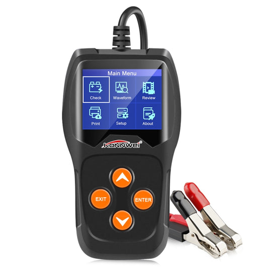 KONNWEI KW600 Analizador De Batería 100-2000CCA PruebaRápida