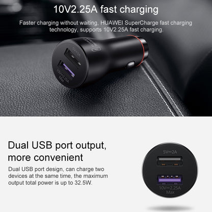 Huawei CP36 Cargador De Coche USB Dual 32.5W Carga Rápida