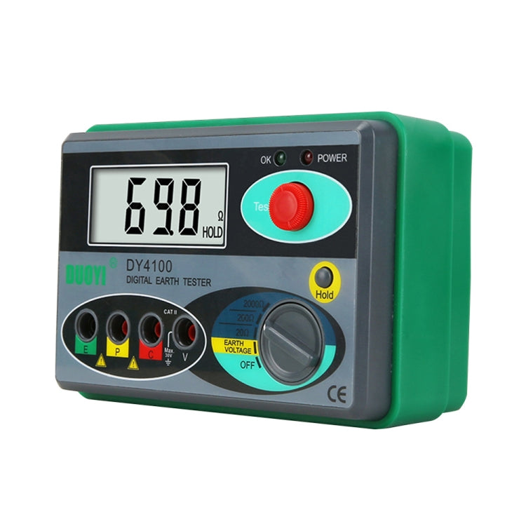 DUOYI DY4100 Probador Resistencia Tierra Digital Precisión