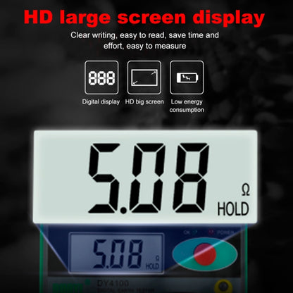 DUOYI DY4100 Probador Resistencia Tierra Digital Precisión