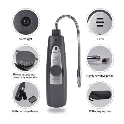 DUOYI DY5750B Detector Fugas Auto Sensibilidad Ajustable