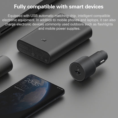 Xiaomi CC07ZM Cargador de coche compacto 68W USB A USB-C