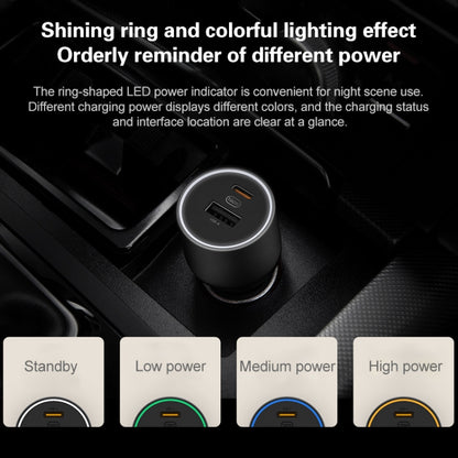 Xiaomi CC07ZM Cargador de coche compacto 68W USB A USB-C