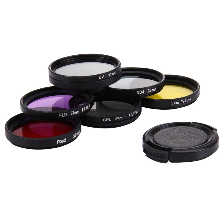 JUNESTAR 37mm Filtro 7 En 1 Para GoPro HERO4 3 Plus 3